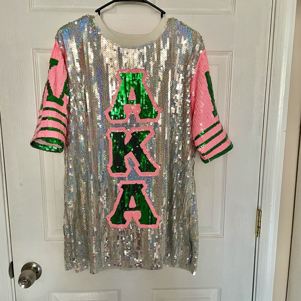 AKA Sorority Sequin Jersey